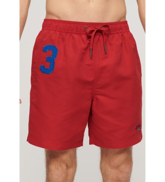 Superdry Swimwear made of recycled material red