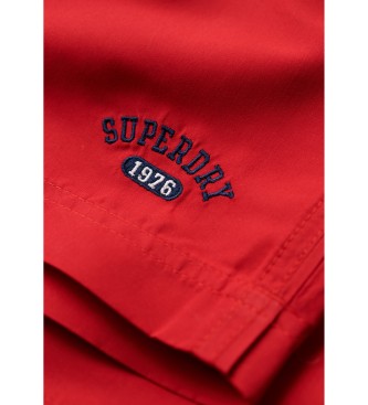 Superdry Bademode aus recyceltem Material rot