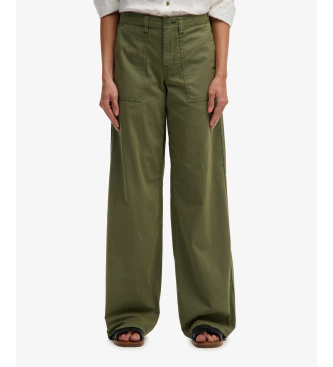 Superdry Baggy Cargo Byxor gr�n