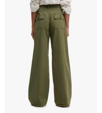 Superdry Baggy Cargo Byxor gr�n