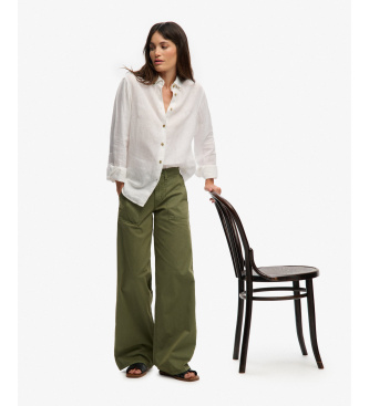 Superdry Baggy Cargo Byxor gr�n