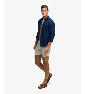 Superdry Premium Printed 15 hvid badedragt
