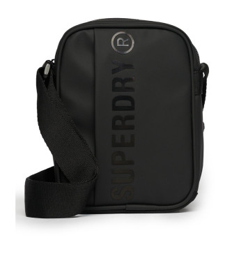 Superdry Tarp Cross Body ramenska torba črna