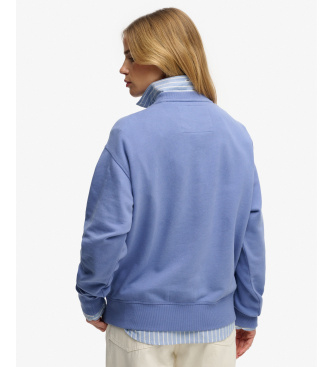 Superdry Beach Club Los sweatshirt blauw