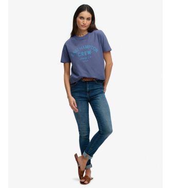 Superdry Beach Club T-shirt blue