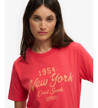 Superdry Beach Club T-shirt red