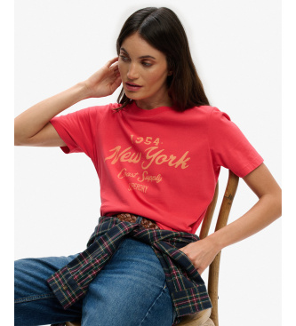Superdry Beach Club T-shirt red