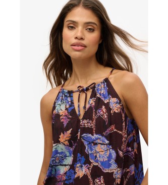 Superdry Lilac Beach Cami mini obleka