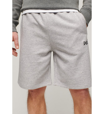 Superdry Bermuda kratke hlače Logo Essential siva