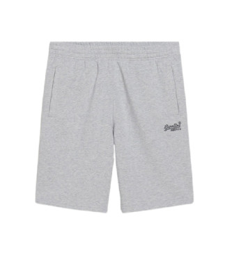 Superdry Bermuda kratke hlače Logo Essential siva
