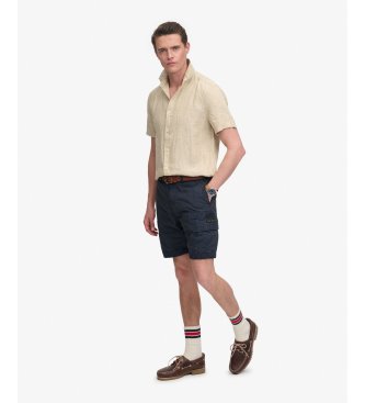 Superdry Bermudas Ripstop Light Cargo azul-marinho