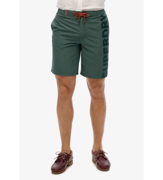Superdry Klassisk gr badedragt