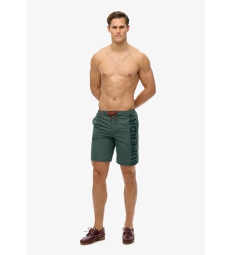 Superdry Klassisk gr badedragt