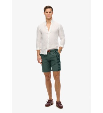 Superdry Klassisk gr badedragt