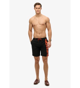 Superdry Klasyczny czarny kostium kąpielowy