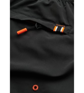 Superdry Klasyczny czarny kostium kąpielowy