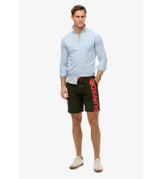 Superdry Klassisk grn badedragt