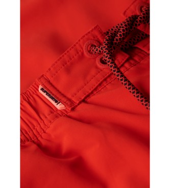 Superdry Klassischer roter Badeanzug