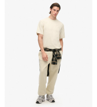 Superdry Jogger Blank Oversized beige trousers