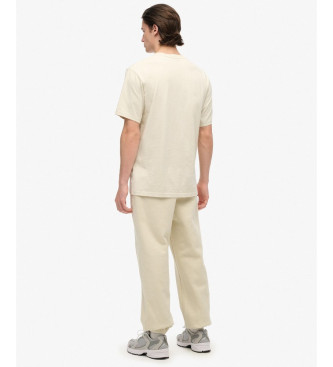 Superdry Jogger Blank Oversized beige trousers
