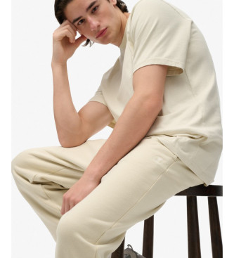 Superdry Jogger Blank Oversized beige trousers