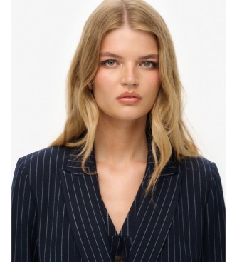 Superdry Americana Pinstripe Boyfriend marino