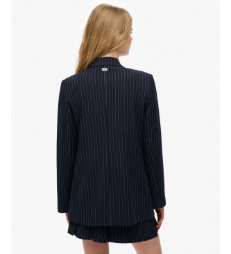 Superdry Americana Pinstripe Boyfriend marino