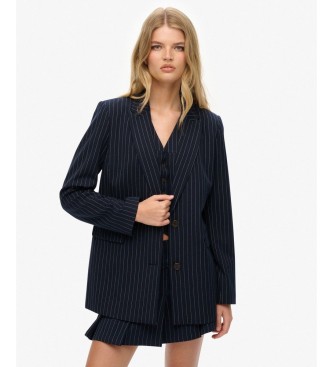 Superdry Americana Pinstripe Boyfriend marino