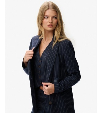 Superdry Americana Pinstripe Boyfriend marino