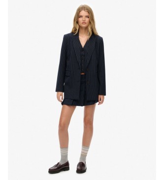 Superdry Americana Pinstripe Boyfriend marino