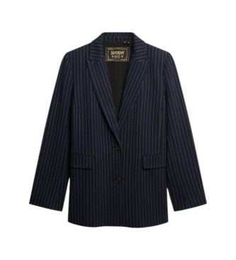 Superdry Americana Pinstripe Boyfriend marino