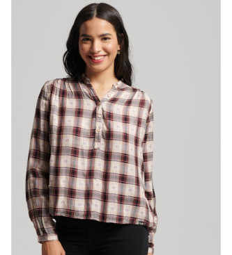 Superdry Ternet langrmet bluse rd