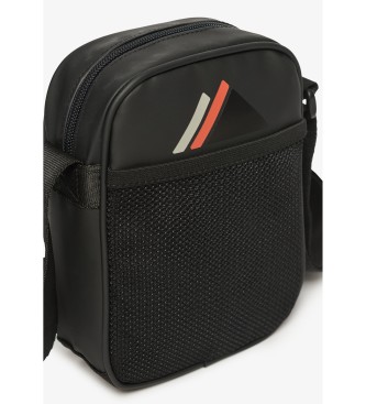 Superdry Sort crossbody-taske i kanvas