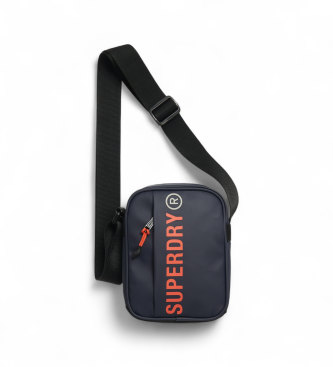 Superdry Crossbody-taske i marinebl kanvas