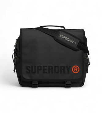 Superdry Record Canvas Tasche schwarz