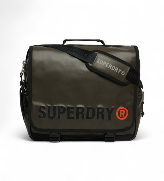 Superdry Bolso de lona Record verde