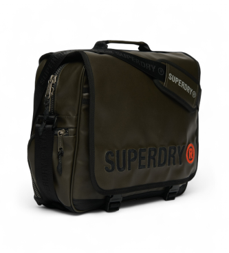 Superdry Bolso de lona Record verde
