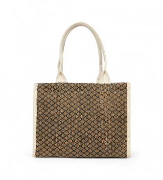 Superdry Luxe bruine tote bag