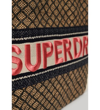 Superdry Luxe bruine tote bag