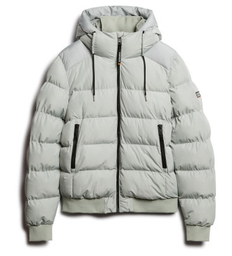 Superdry Bomber Sports Puffer gris