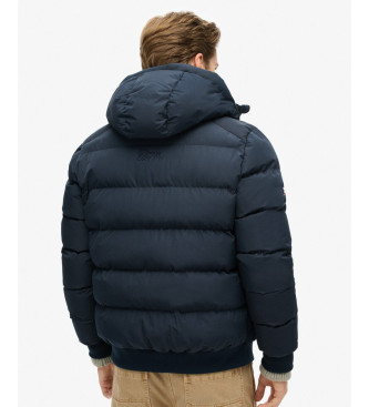 Superdry Bomber Sports Puffer marinbl