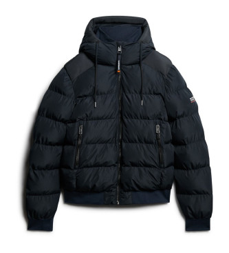 Superdry Bomber Sports Puffer marinbl