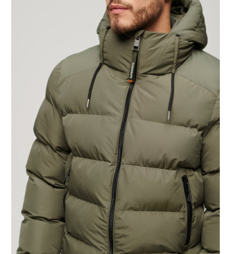 Superdry Bomber Sportpuffer groen