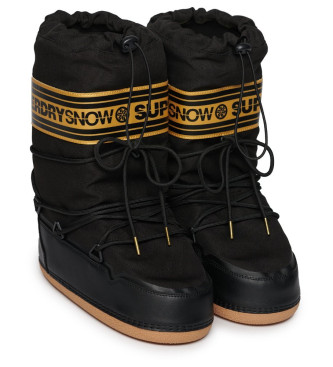 Superdry Schwarze Schneestiefel