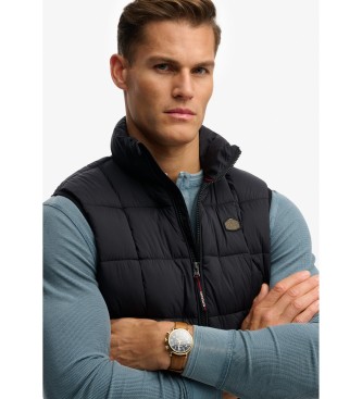 Superdry Gilet trapuntato nero Fuji