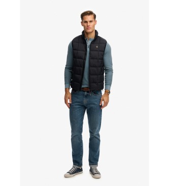 Superdry Gilet trapuntato nero Fuji