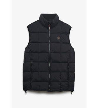 Superdry Gilet trapuntato nero Fuji