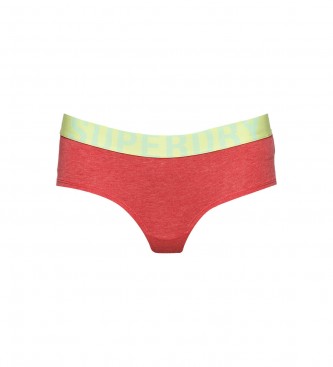 Superdry Hip-cut briefs in organic cotton with large pink logo - ESD Store  fashion, footwear and accessories - best brands shoes and designer shoes