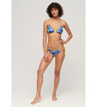 Superdry Braguita bikini atada en los laterales azul