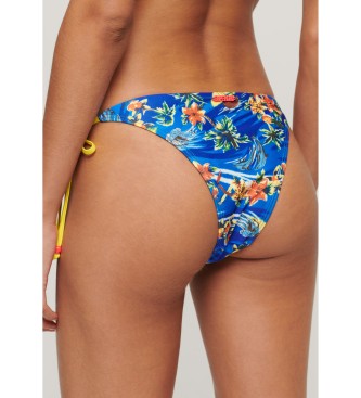 Superdry Blue bikini bottoms with side ties